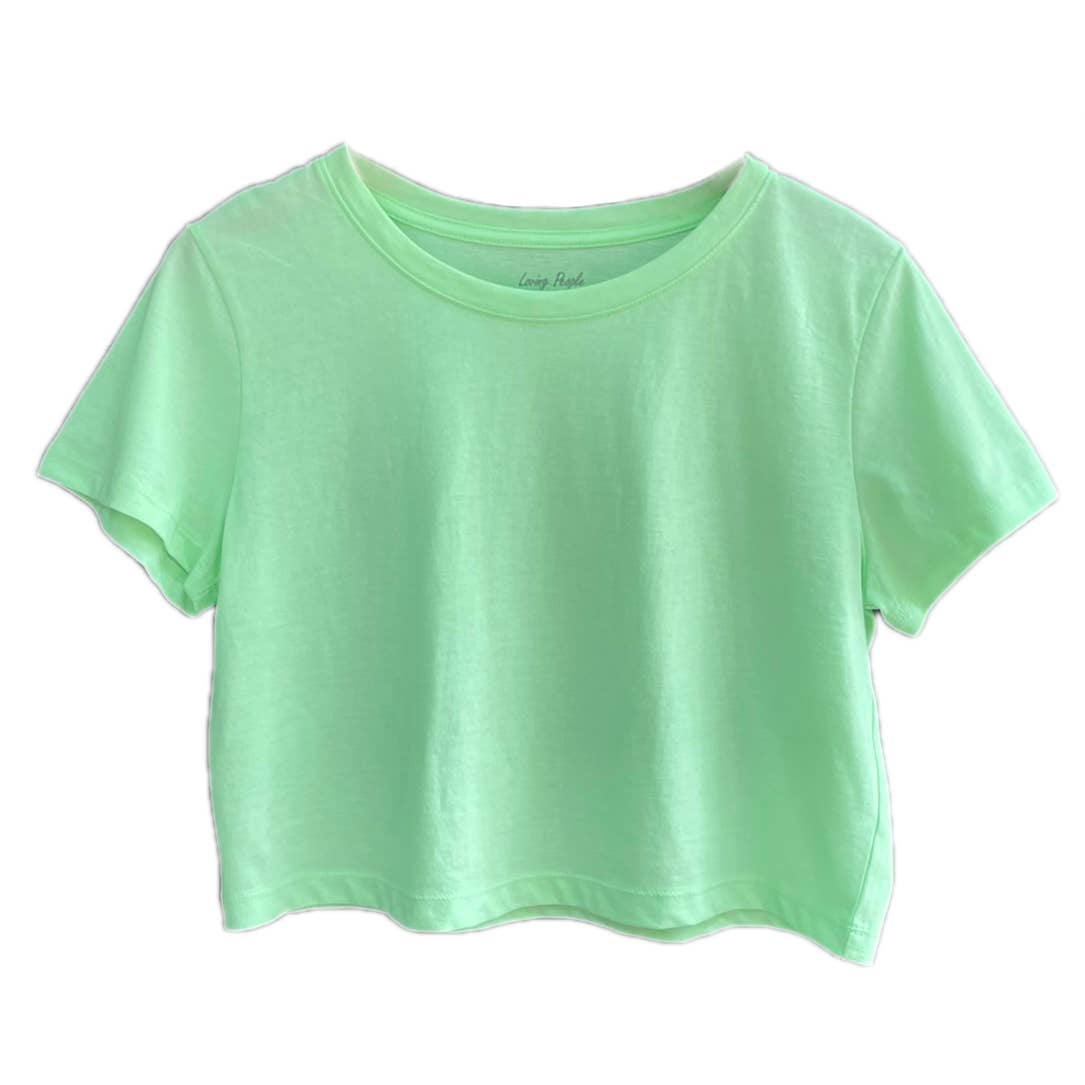 Premium Cotton Crop Tops (New colors)
: Achieve Green / X-Large