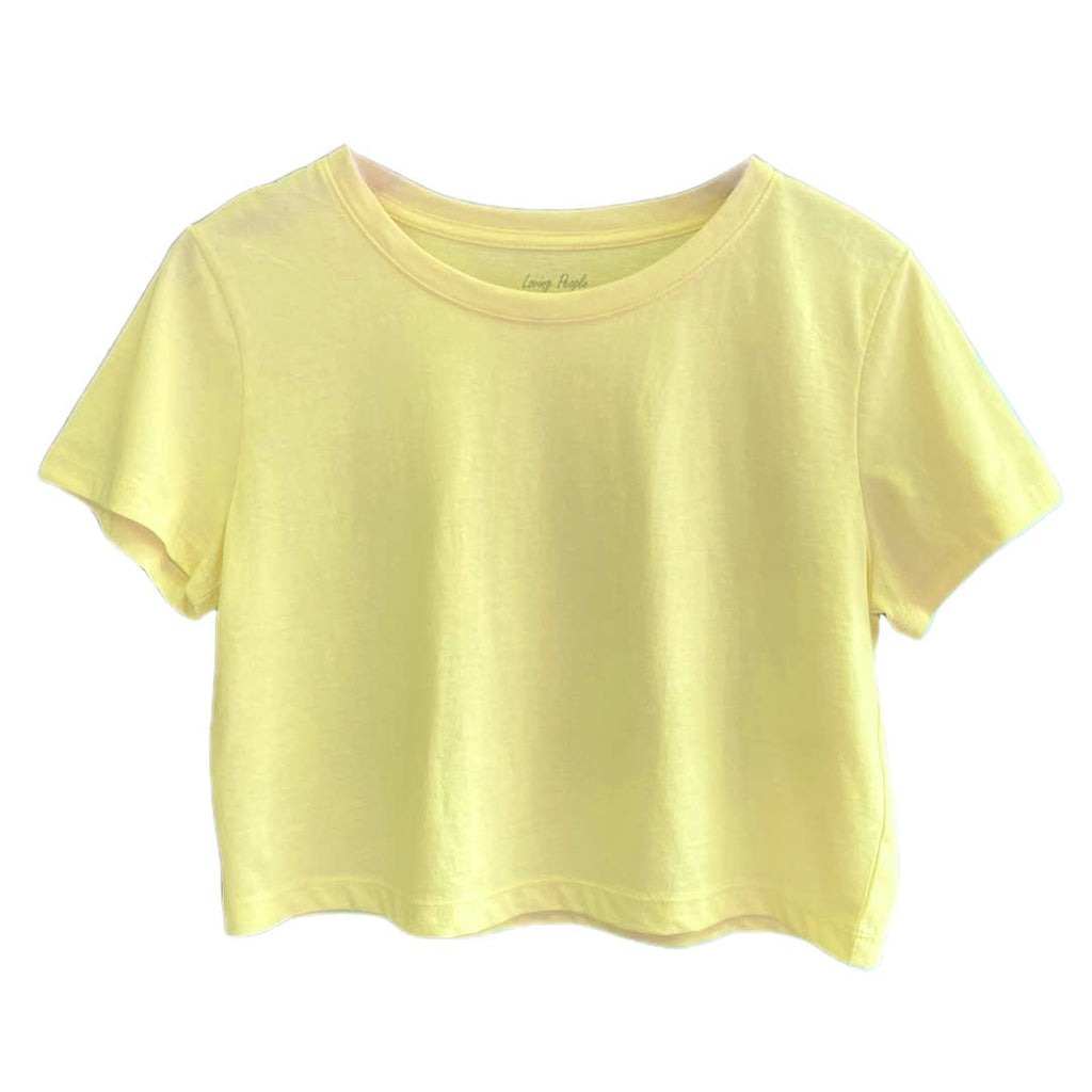 Premium Cotton Crop Tops (New colors)
: Butter / X-Large