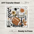 Boho Football Game Day DTF Transfer: 10"