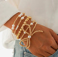Golden Bow Bracelet Set