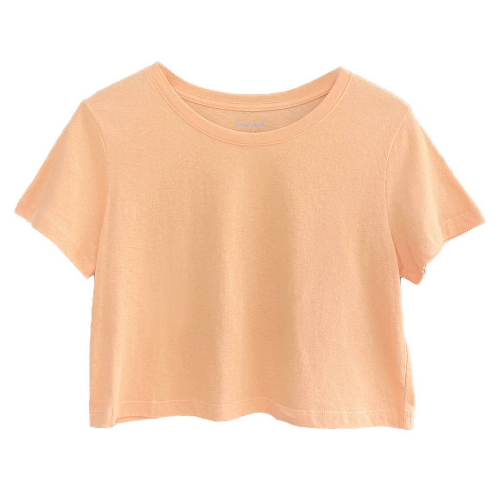 Premium Cotton Crop Tops (New colors)
: Light Pink / Small