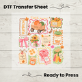 Patch Picnic Cute Autumn Collage DTF Transfer: 10"